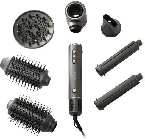 Adler Styler Electric Hair Brush with Air for Hair Straightening and Curls 1400W