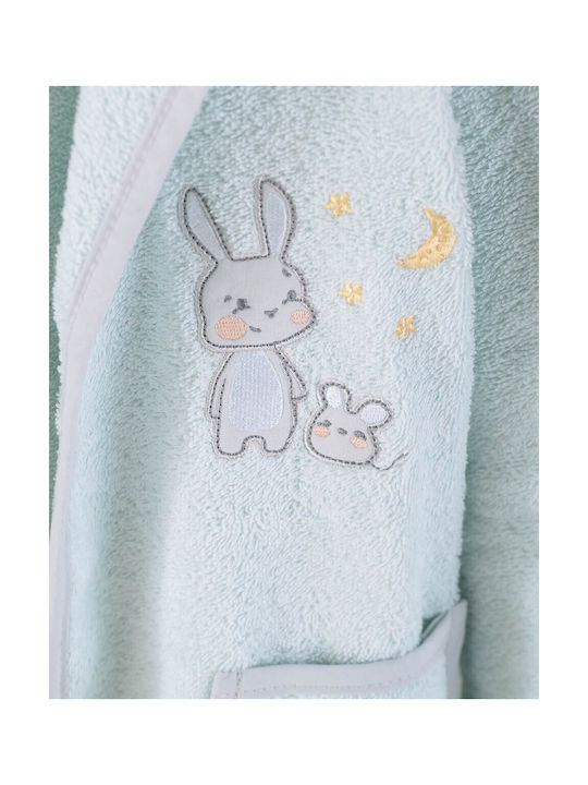 Rythmos Baby Duvet Cover Set with Pillowcase Light Blue 110x160cm