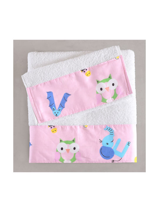 Rythmos Baby Duvet Cover Set with Pillowcase Pink 110x160cm