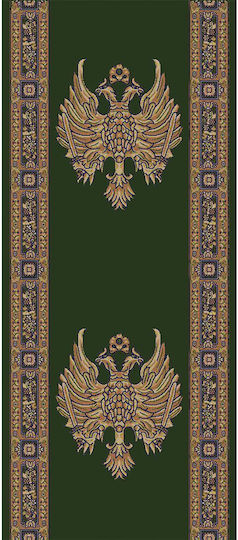 Isexan Round Church Carpet Atlantis 1000 - Orthodoxia Green Ø60cm 40-6060-1000