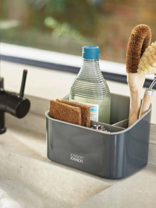Joseph Joseph Kitchen Sink Organizer Plastic Gray