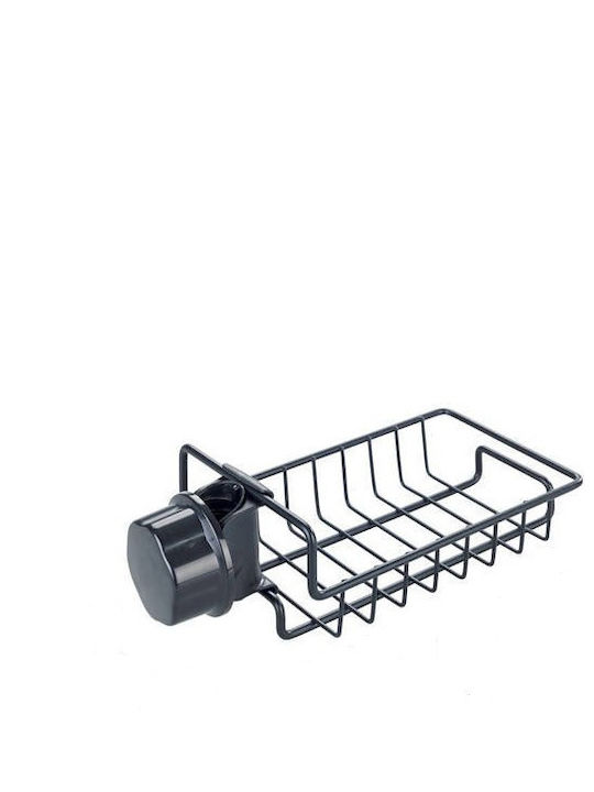 Wenko Ohio Kitchen Sink Organizer Sponge Holder Made of Inox Black
