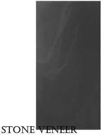 Embossed Decorative Panel Stone Texture 122cm X 61cm X 0.3cm Black 1 Piece Sv-902426