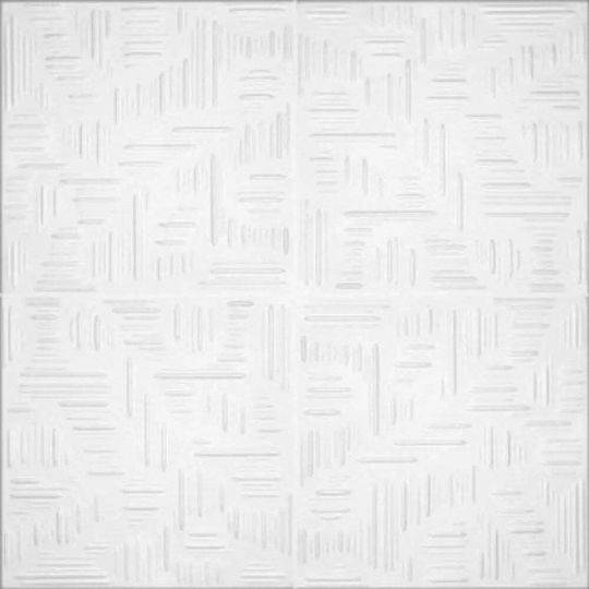 3D Стенен Панел Бял 50x50см 3D Стенен Панел Бял 50x50см