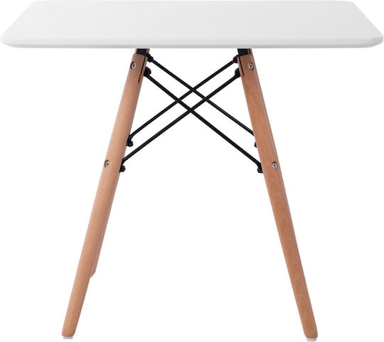 Tisch Minimal Kid Kindertisch aus Holz Weiß FB98452.01 Freebox