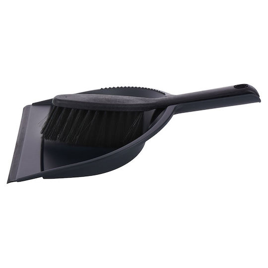 Black Dustpan & Brush Set