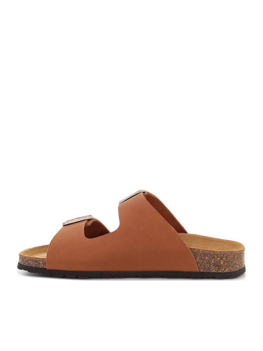 Sandale Casual Damă Din Piele Maro Regular Fit