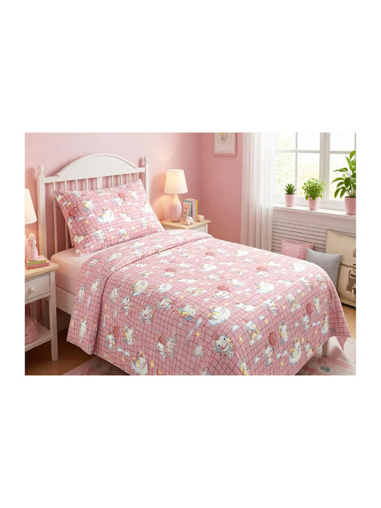 MayHome Παιδική Μαξιλαροθήκη 50x70εκ. Ροζ