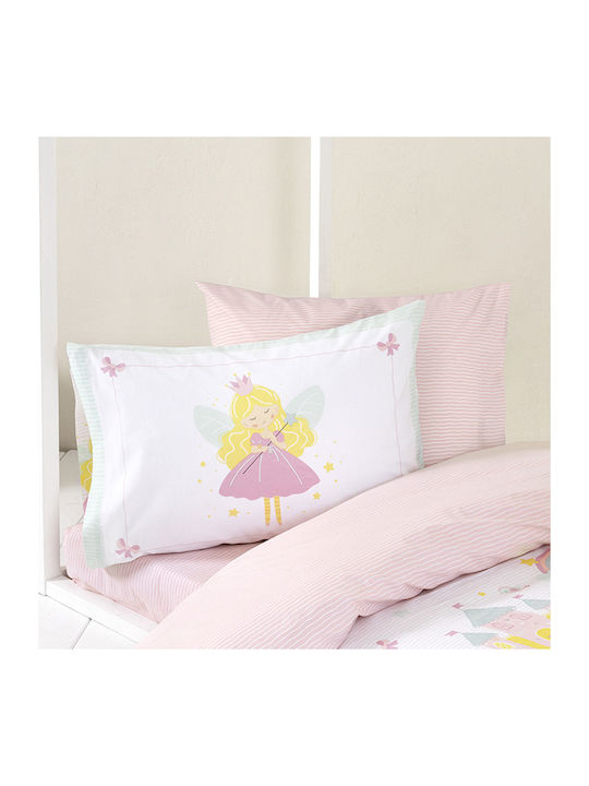 Nima Fairy Set Kids Pillowcases from 100% Cotton Multicolour