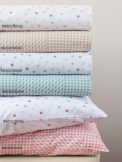 Palamaiki Kids Pillowcase 100% Cotton 22x22cm Rose