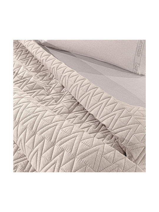 Guy Laroche Kids Single Quilt Set with Pillowcase Natural 250x240cm