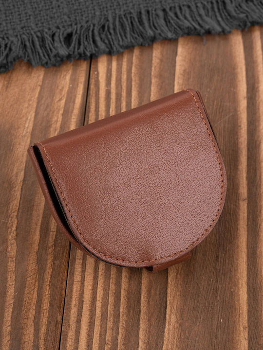 Leather Men's Travel Wallet Brown