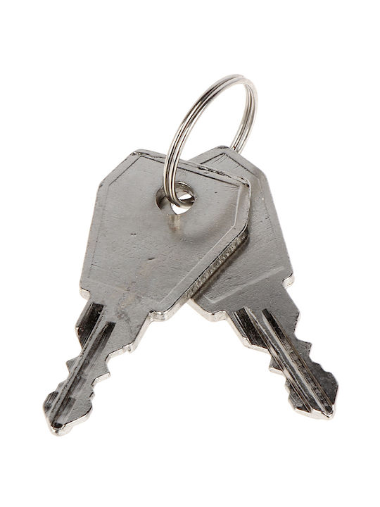 Stalflex Wall Key Hook Metallic With Lock 30x30x10cm