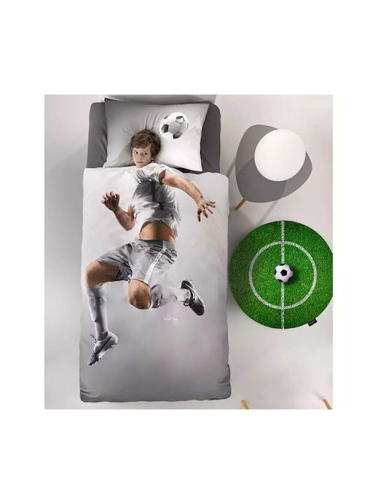 Saint Clair Striker Kids Duvet Cover Single Cotton Striker 160x225cm