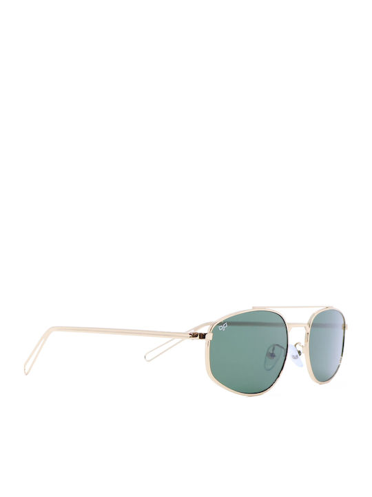 OJO Sunglasses Anya Unisex Γυαλιά Ηλίου με Χρυσό Σκελετό και Χρυσό Φακό 39OTR52447