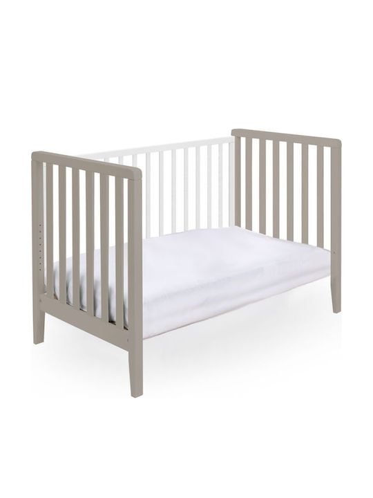 Pali Babybett Win Braun mit Matratze & Räder