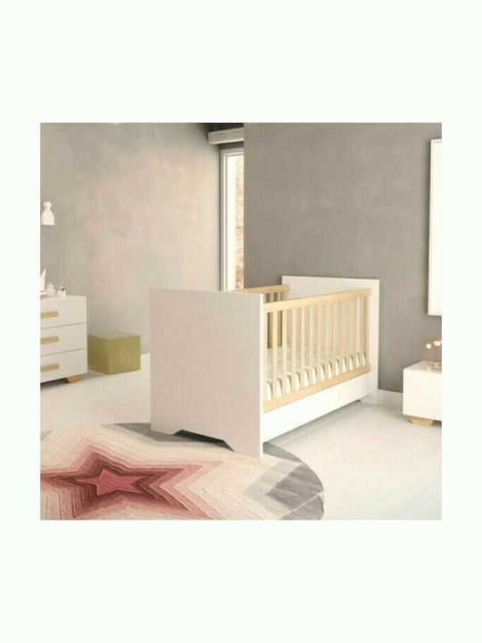 Asterias Bebe Asterias Bebe Babybett Kinderbett mit Wiege Victor Weiß
