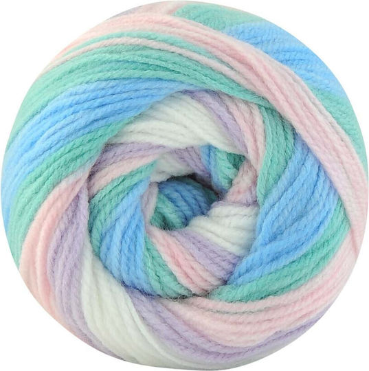 Kamgarn Cicibebe Batik Νημα Πλεξιματος Col550-78 Λιλα-ροζ-μπλε-πρασινο Πολυχρωμο Ακρυλικο 100gr 360mtr
