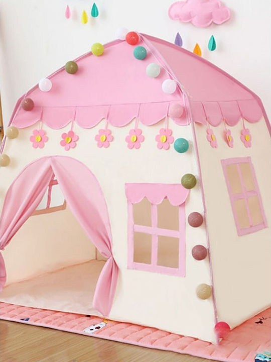 Kids House Play Tent for 3+ years Pink
