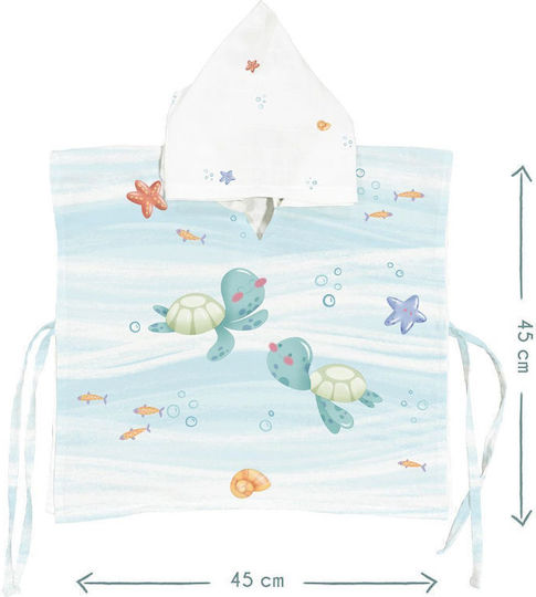 SteweHome Kinder Strandponcho 100% Baumwolle Musselin Für Babys 0 2 Jahre