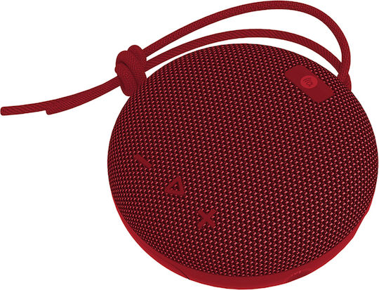 Tazata Palm 5 Αδιάβροχο Ηχείο Bluetooth με Διάρκεια Μπαταρίας έως 10 ώρες Κόκκινο