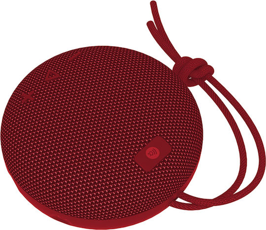 Tazata Palm 5 Αδιάβροχο Ηχείο Bluetooth με Διάρκεια Μπαταρίας έως 10 ώρες Κόκκινο