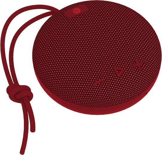 Tazata Palm 5 Αδιάβροχο Ηχείο Bluetooth με Διάρκεια Μπαταρίας έως 10 ώρες Κόκκινο