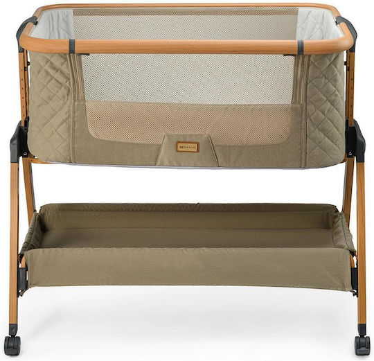 ONINO Babywiege Laufstall mit Matratze und Rädern Grünes
