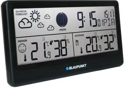 Μετεωρολογικός Σταθμός Blaupunkt Ws20bk Μαύρη