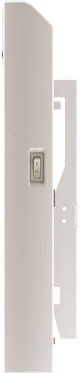 Eldom Конвектор Стена 1500W с Електронен Термостат и WiFi 91.6x43.4см Бял