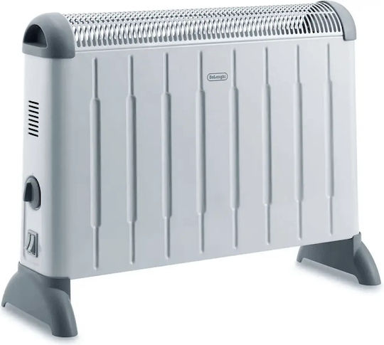 De'Longhi Θερμοπομπός Δαπέδου 2000W Λευκός