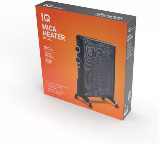 IQ Convector Heater Floor 2500W Mica 56x67cm Black