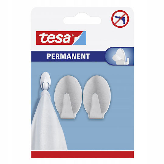 Permanent Oval Metal Hook Size L 2p 66611