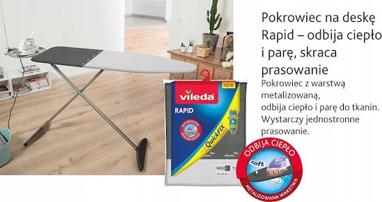 Vileda Rapid Железно Дрешло Сиво 130см