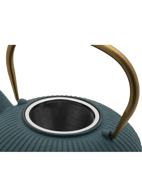 Bredemeijer Cast Iron Green Teapot 1100ml