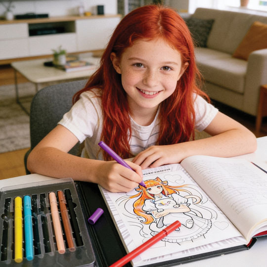 HappiHobbi Weißer Zeichenstift mit Doppelspitze Set 12 Stück