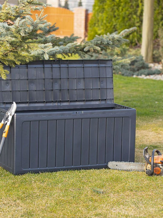 Prosperplast Outdoor Storage Box 280lt Gray L116xW43.8xH55cm