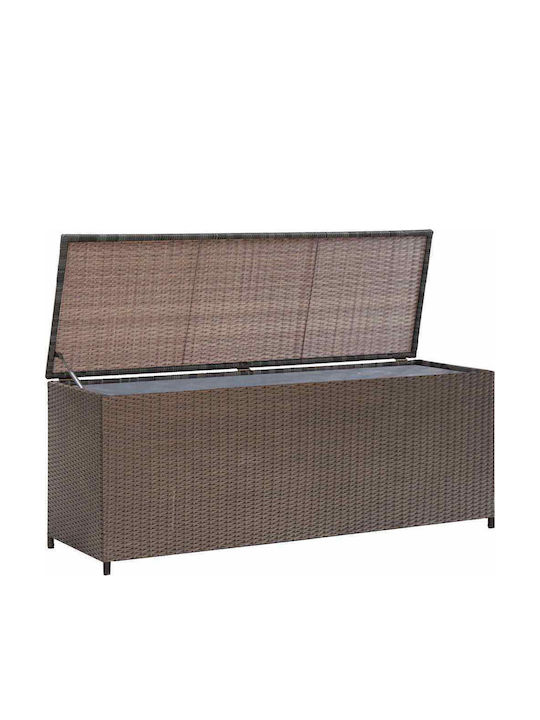 vidaXL Outdoor Storage Box Brown L120xW50xH60cm