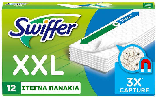 Swiffer Maxi Rotating Dust Collector with Handle 12 Pieces 12pcs