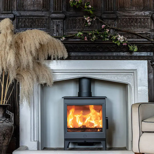 Charnwood Cranmore 7 Μεταλλική Ξυλόσομπα Πράσινη