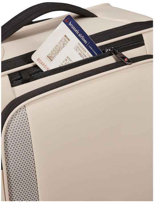 Samsonite Spinner Koffer Kabine Hart Beige Höhe 55cm