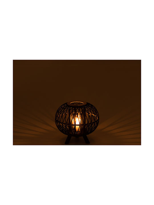 Jolipa Φαναράκι Bamboo Μαύρο 33x33x33εκ.