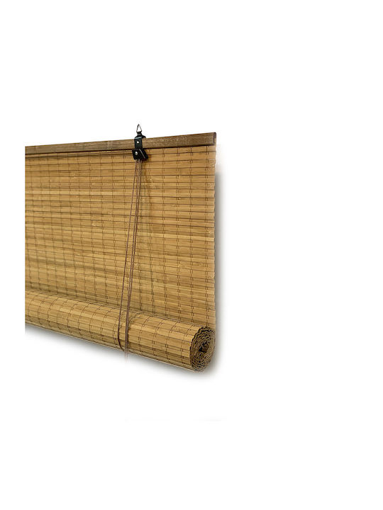 Woodware Στόρι Σκίασης Μπαμπού σε Καφέ Χρώμα Π60xΥ150εκ.
