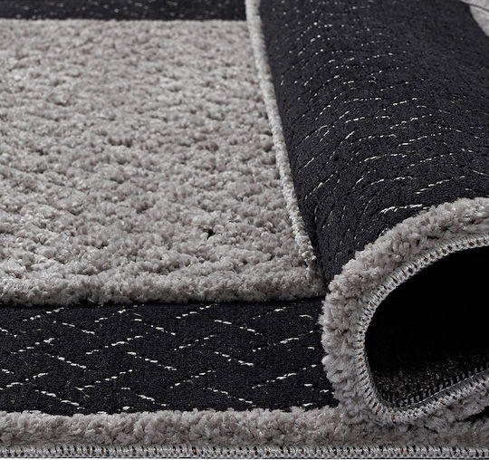 Beauty Home Noir Art 9436 Modern Bedroom Rugs Set Black / Black 9436-ΣΕΤ 3pcs