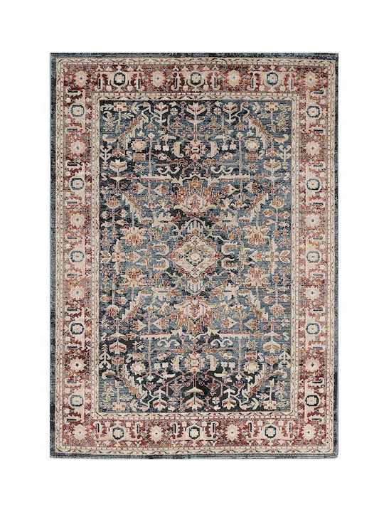Newplan 529B Bedroom Rug Set Carmen Blue 5-45-CRM-C529B_C8897-SET067 3 Pieces