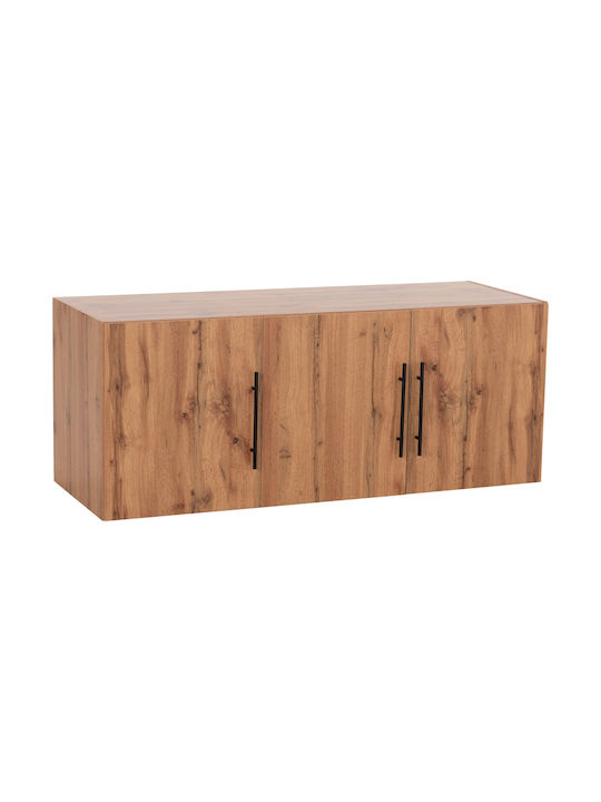 HomeMarkt Rectangular Loft Closet from Chipboard Natural 150x55x6cm HM747.12