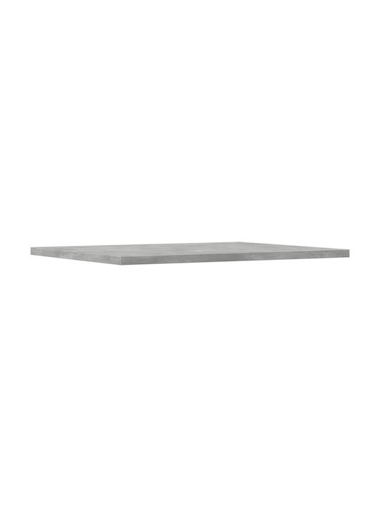vidaXL Raft Rectangular De Bibliotecă Din Placă Din Lemn Agregat Gri 40x50x1.5cm 805195 8 Bucăți