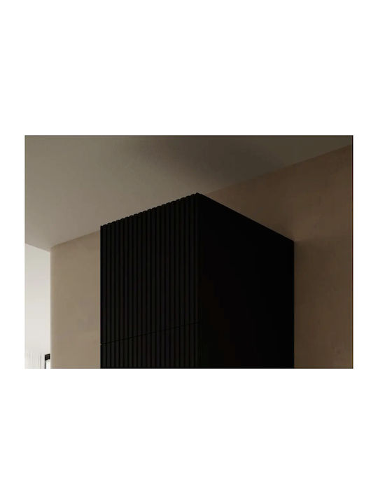 Cama Правоъгълена Тавански шкаф от Плоча Black Matt 45x55.5x45см 1бр