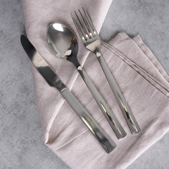 Besteckset Edelstahl Silber 3Stück
