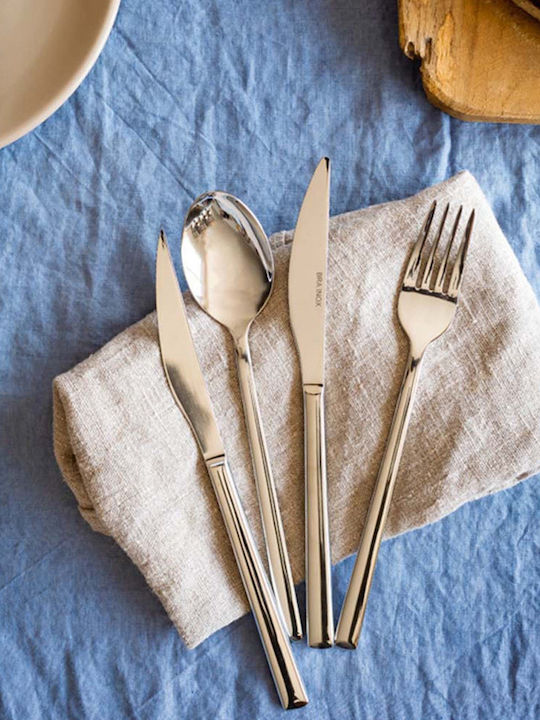 Bra Cutlery Set Stainless Silver 24pcs